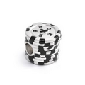 Lauren G. Adams Gabriella Silver & Black Poker Chips Charm Bead